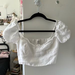 Wilfred white crop top